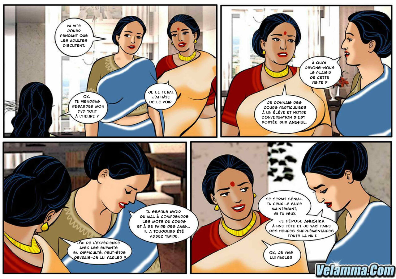 Velamma - 026 - "Bonnes Influences" page 8 full
