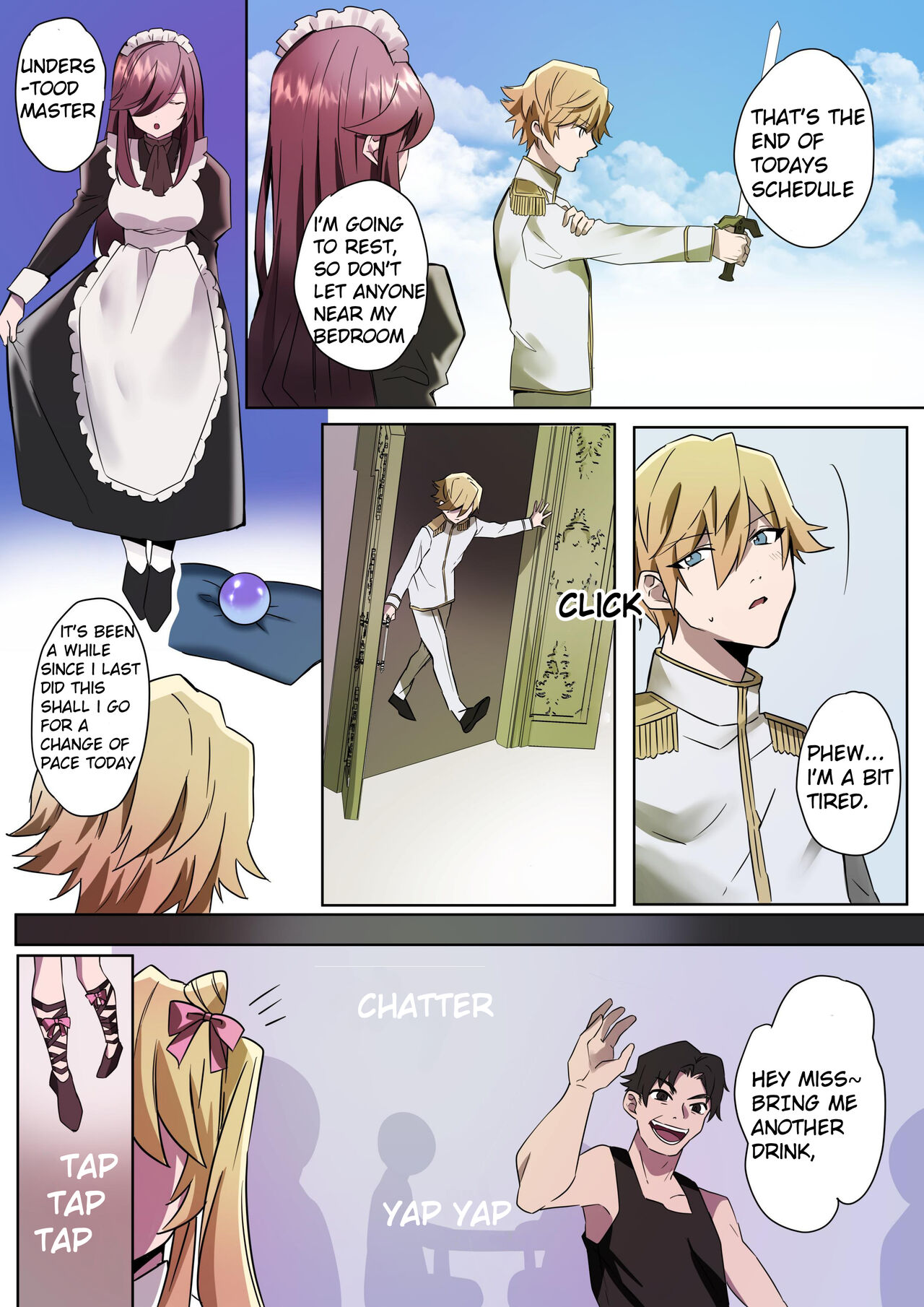 Toaru Kizoku-kun no Nyotaika Hametsu Ganbou | A certain nobleman's desire to become a woman and destroy himself page 3 full