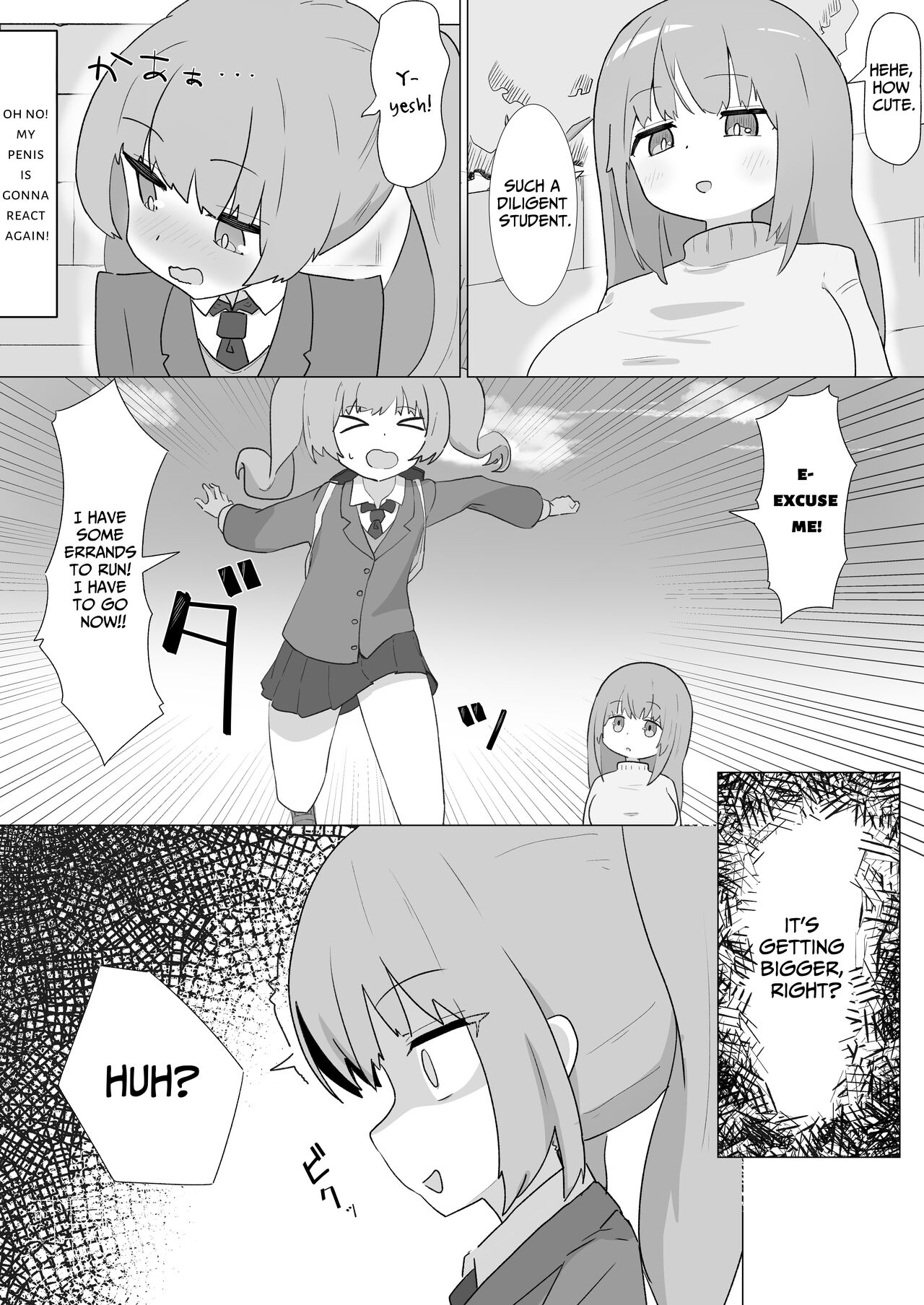 Onee-san to no Koubi ni Hamaru Futa Musume no Hanashi | Futa Dickgirl Becomes Addicted To Fucking The Lady In Her Neighborhood page 7 full