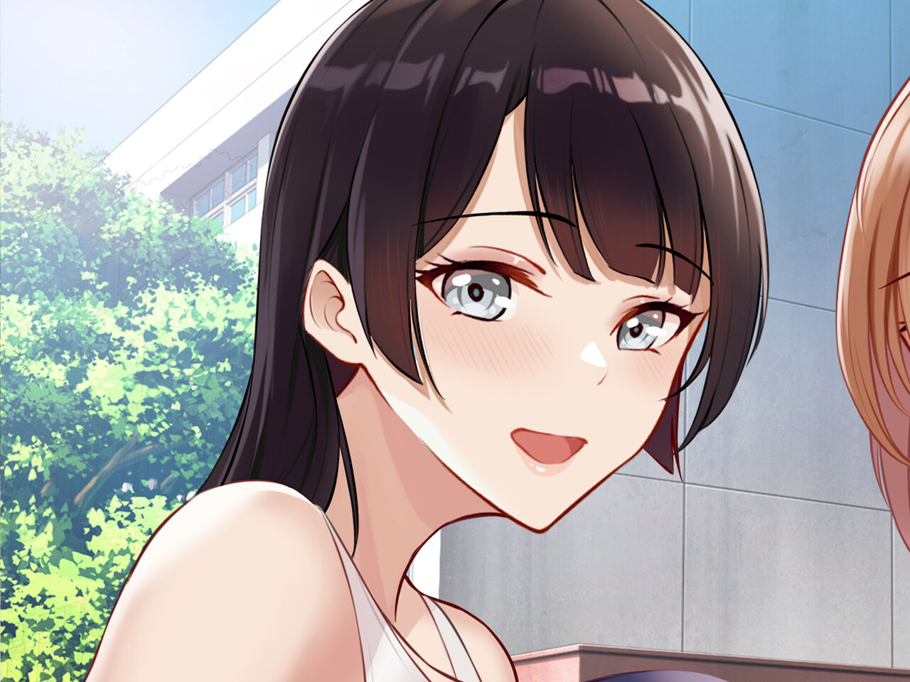 Suiei mo Chichi no dekasa mo ace na Jisshi tachi ga kyouei mizugi de sematte kitakara kindan no kinshin tanetsuke poolside! page 4 full