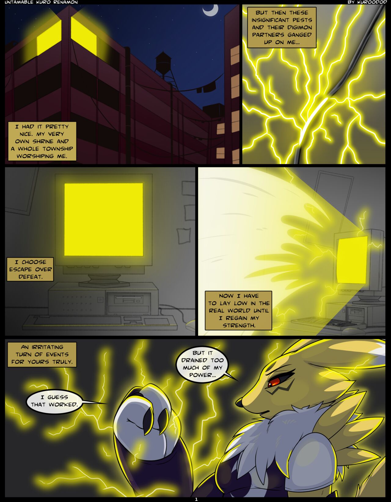 Untamable Kuro Renamon page 1 full
