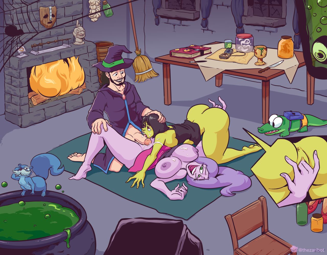 DP#123 - Gruntilda &amp; Madam Mim page 3 full
