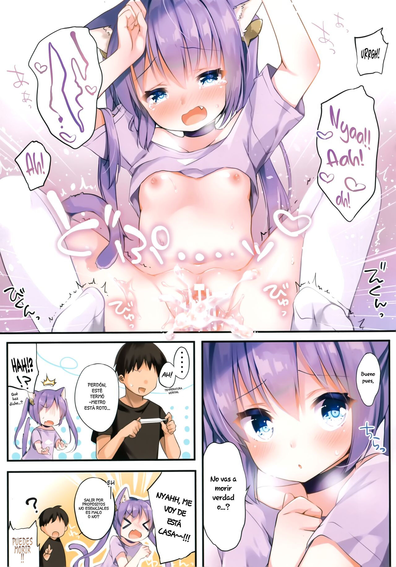Uchi no Neko wa Virus ni Tsuyoi!! | ¡¡Mi Gato es Resistente a los Virus!! page 8 full