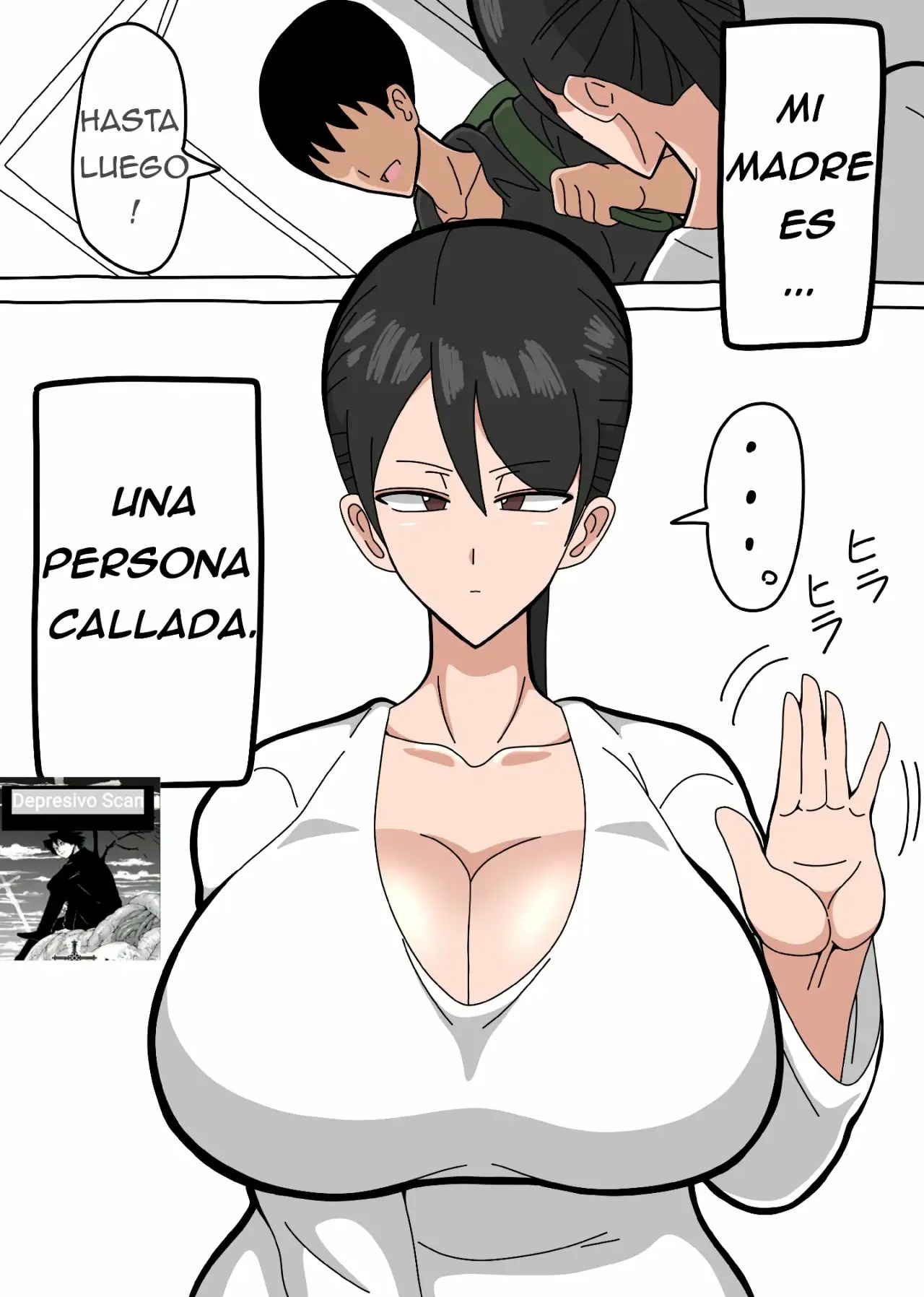 Kaa-san wa Mukuchi de Muhyoujou de Muteikou page 1 full