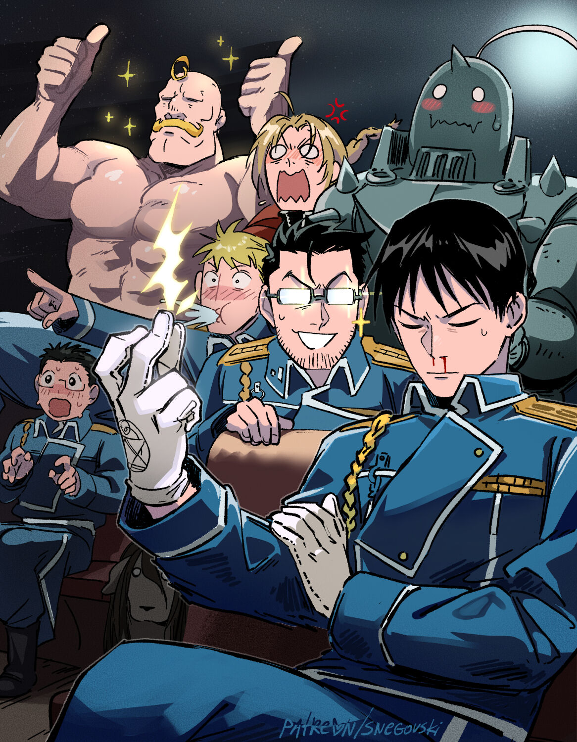 Roy Mustang x Riza Hawkeye page 2 full