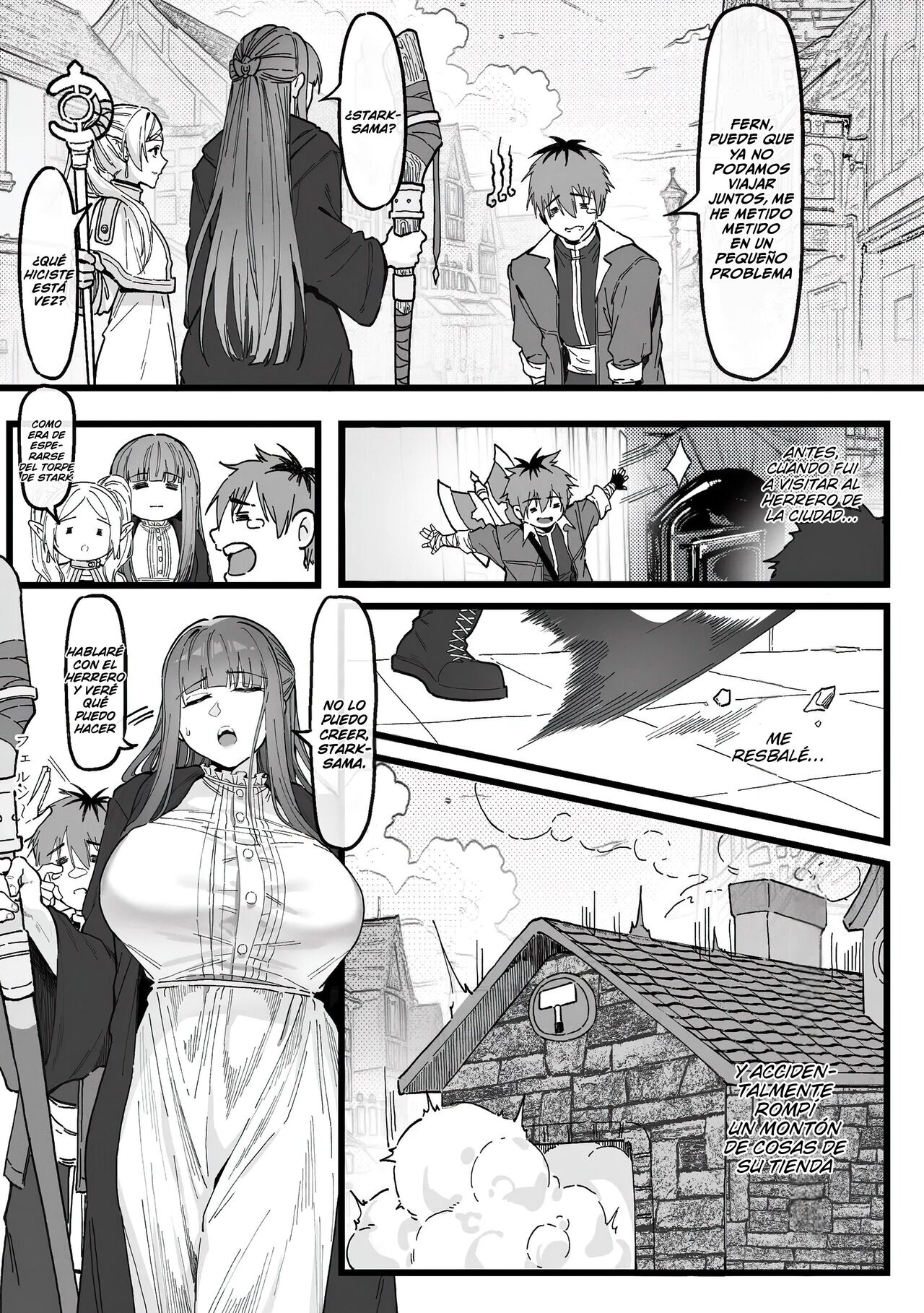 Occhokochoi Stark-sama to Bouken  | Aventuras Con El Torpe Stark-sama page 2 full