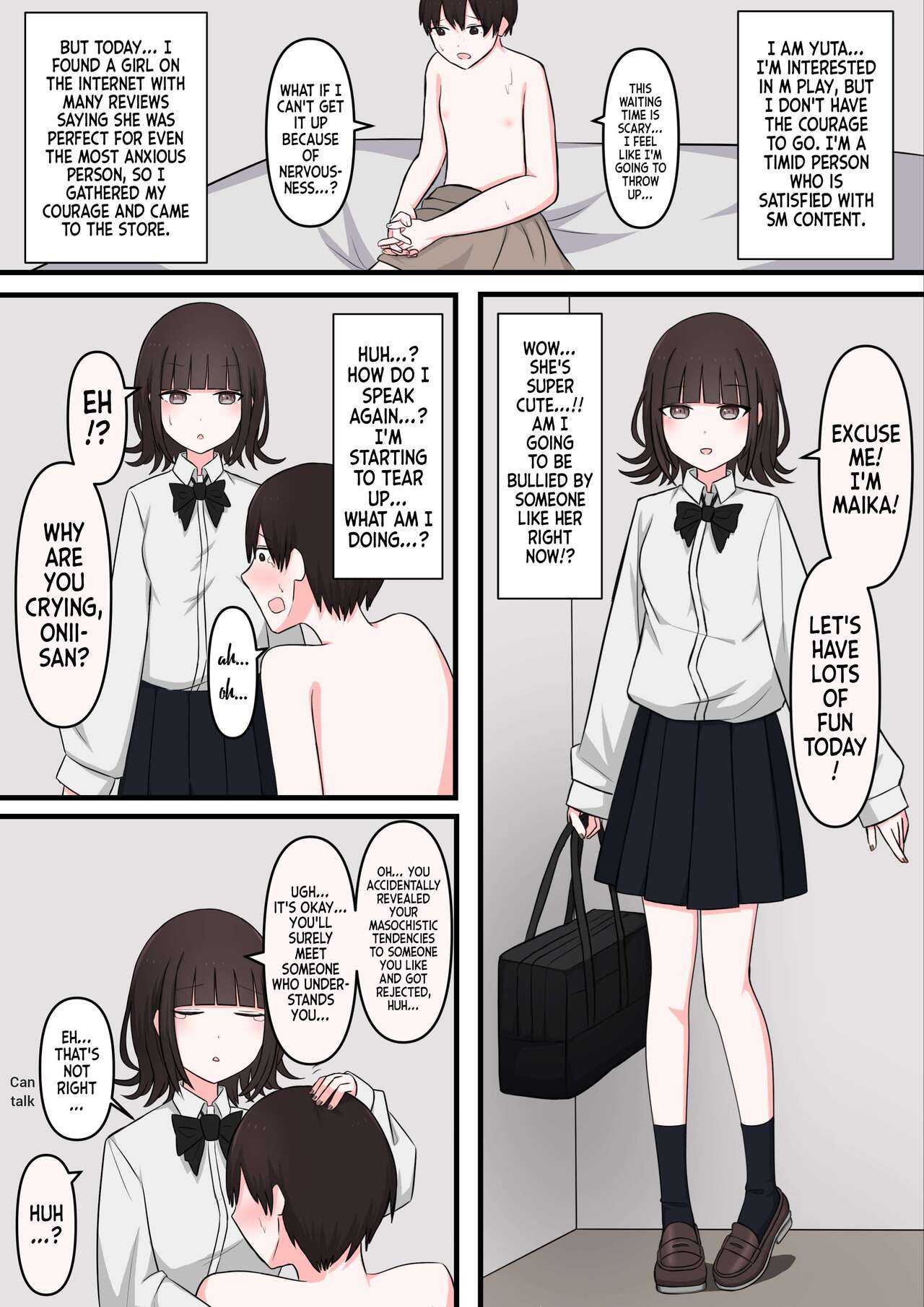 M-seikan Ittemita! Okubyoumono ga M-seikan Ittemita Hen | I Tried M Play - Cowardly Masochist Edition page 2 full