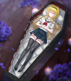 棺材里的黒崎ちとせ