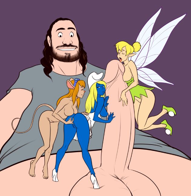 DP#54 - Tinkerbell, Gadget &amp; Smurfette page 3 full