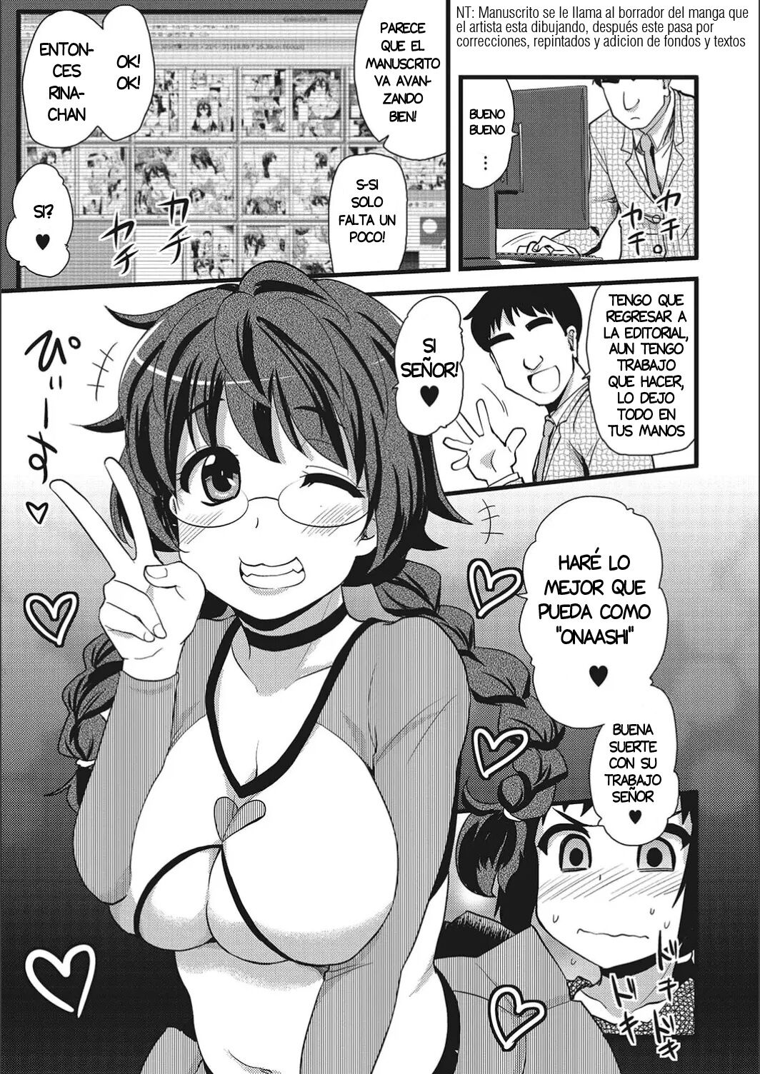 ONA-ASSI! ~Ero Manga Ka no Onanie wo Tetsudau Shigoto~ page 8 full