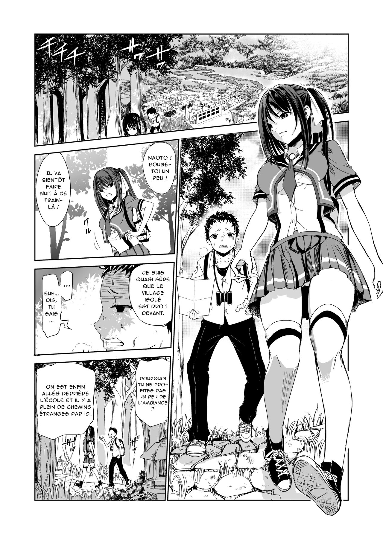 Tsuyagari Mura 1 ~Kareshi o Mamoru Tame Hikyou no Mura de Kyousei Gohoushi &amp; NTR Sex~ page 2 full