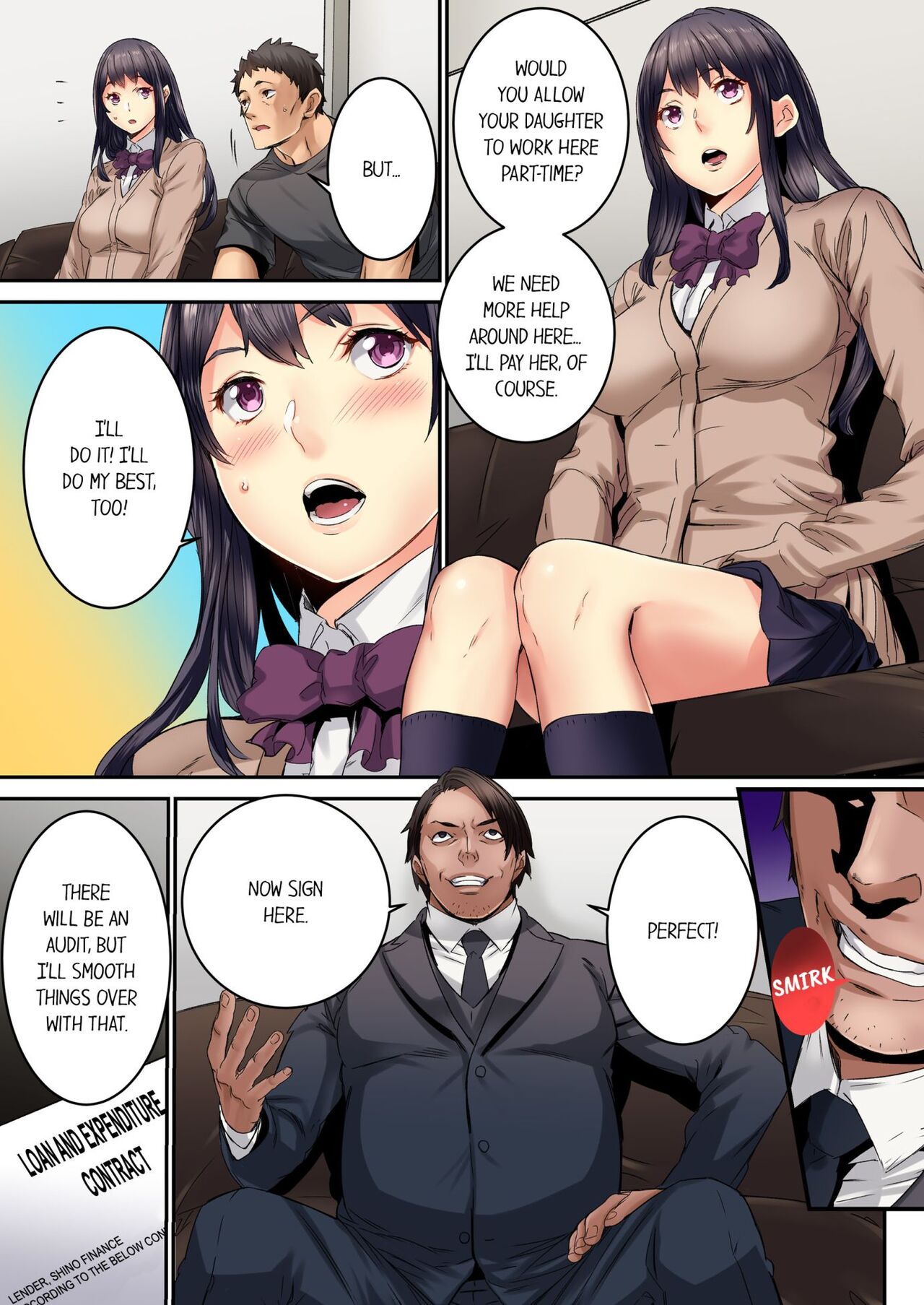 "Ikaseru Furi suru dake" tte Itta no ni... Satsutaba o Kuwaenagara Maji Ikigao o Sarasu JK 1 | But You Said You'd Only Pretend to Make Me Cum... 1 page 4 full