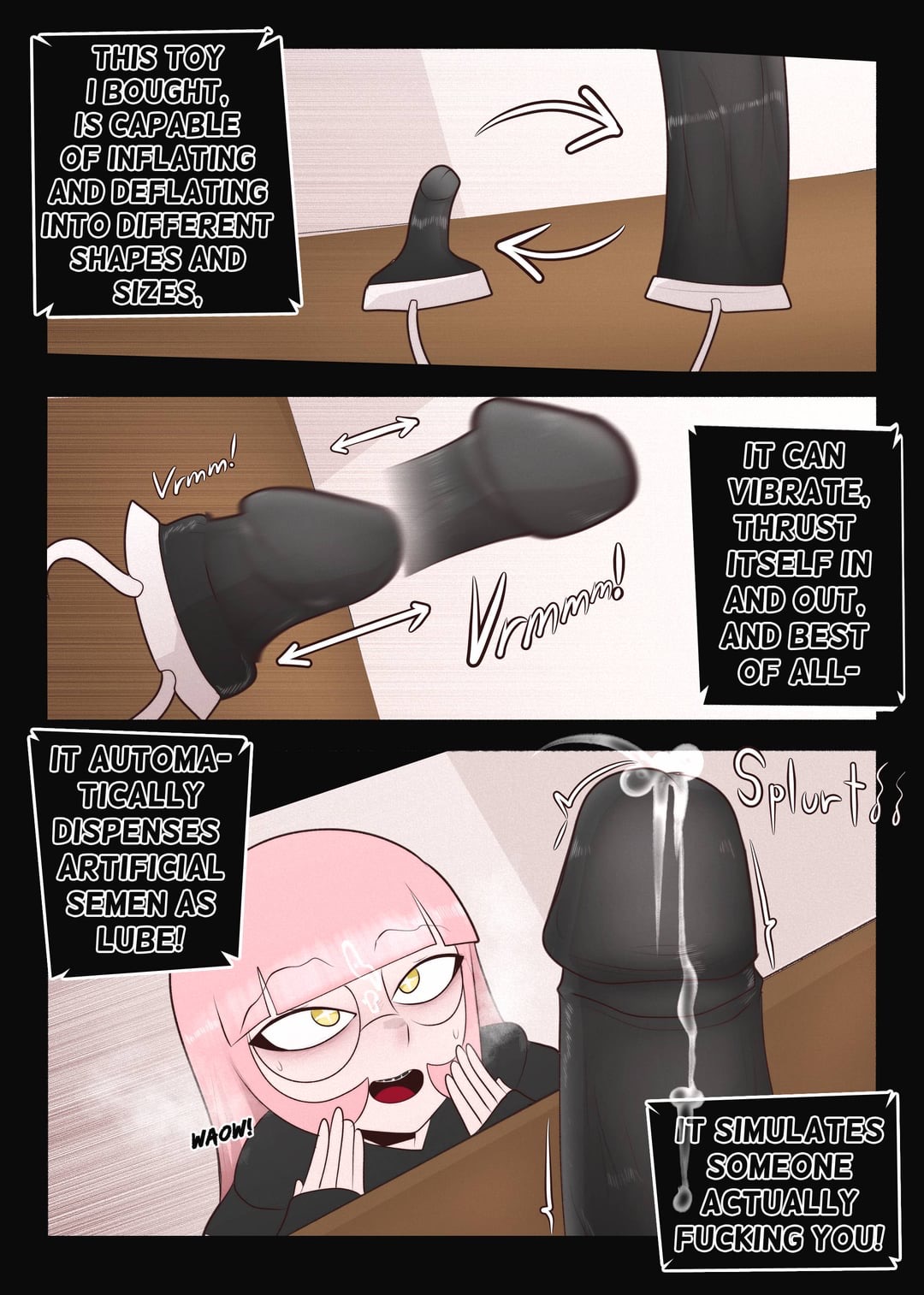 Nerd gets a little too kinky and regrets it page 2 full