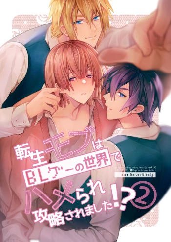 Tensei Mob wa BL-gee no Sekai de Hamerare Kouryakusaremashita!? 2 | Sex with the Love Interest! But I'm an NPC! 2 cover