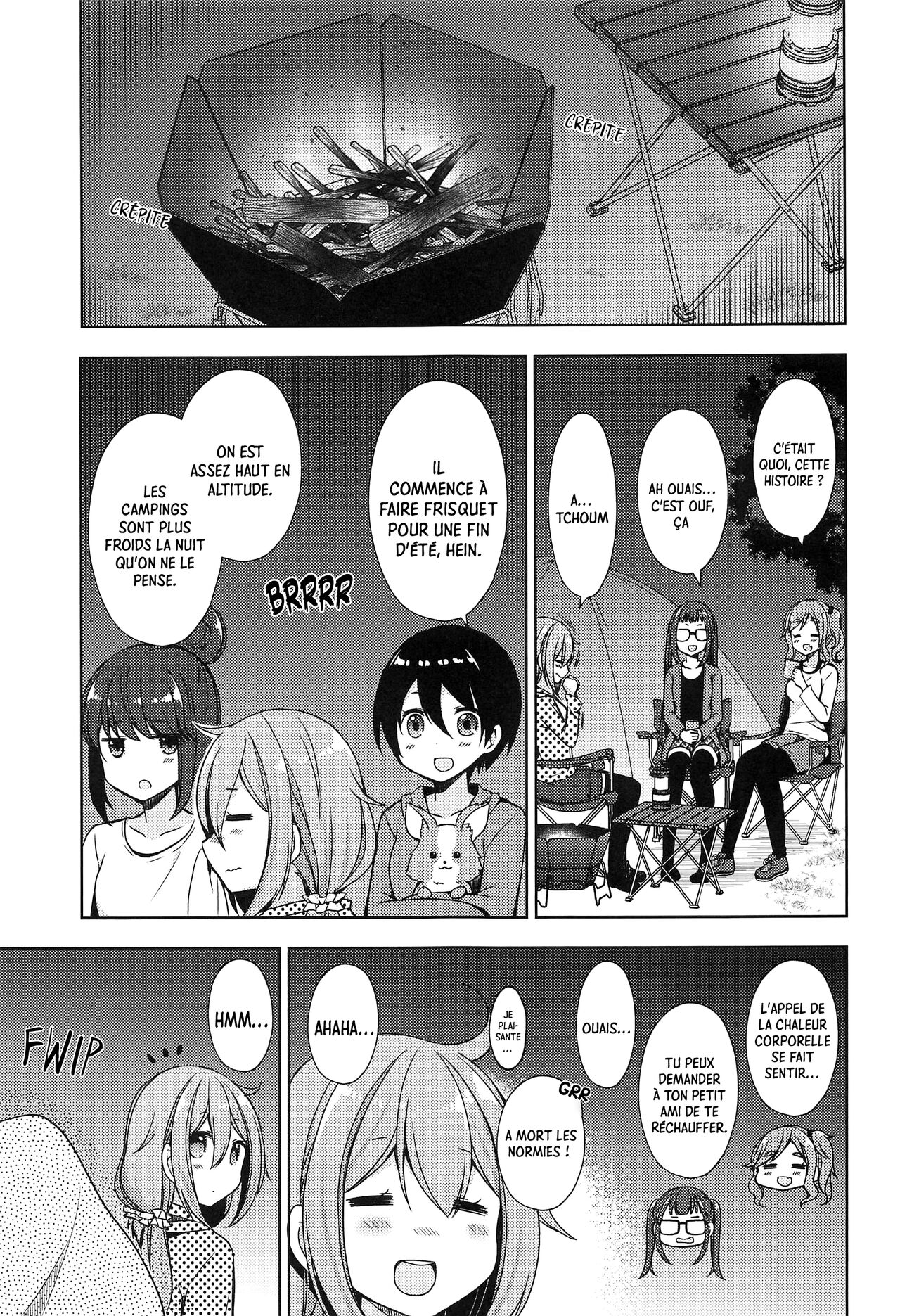Rin to Nadeshiko ~Camp no Yoru wa Hen~ | Rin et Nadeshiko ~Nuit au Camping~ page 5 full