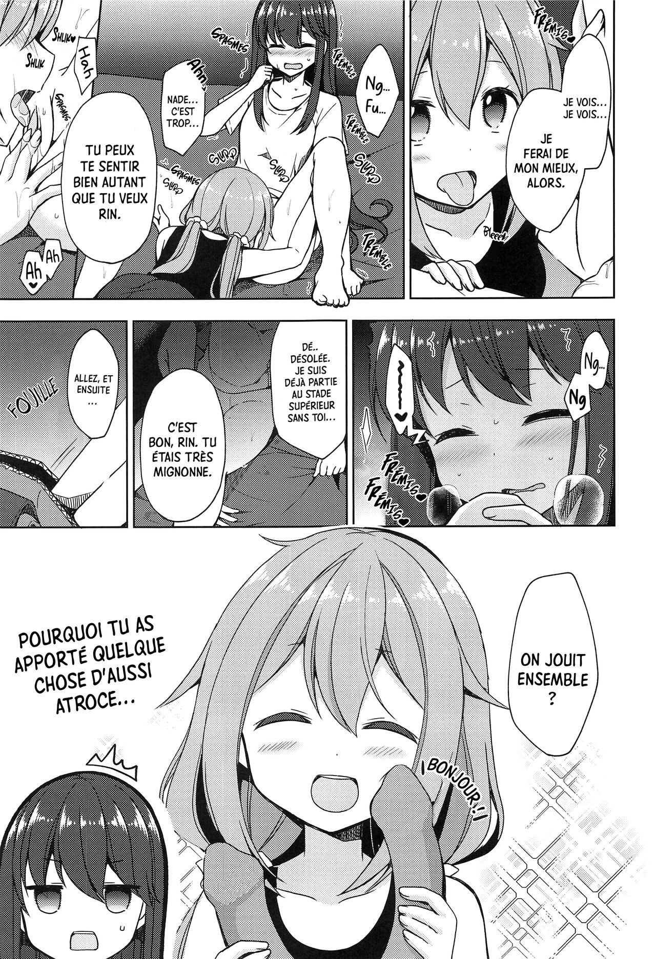 Rin to Nadeshiko ~Camp no Yoru wa Hen~ | Rin et Nadeshiko ~Nuit au Camping~ page 9 full