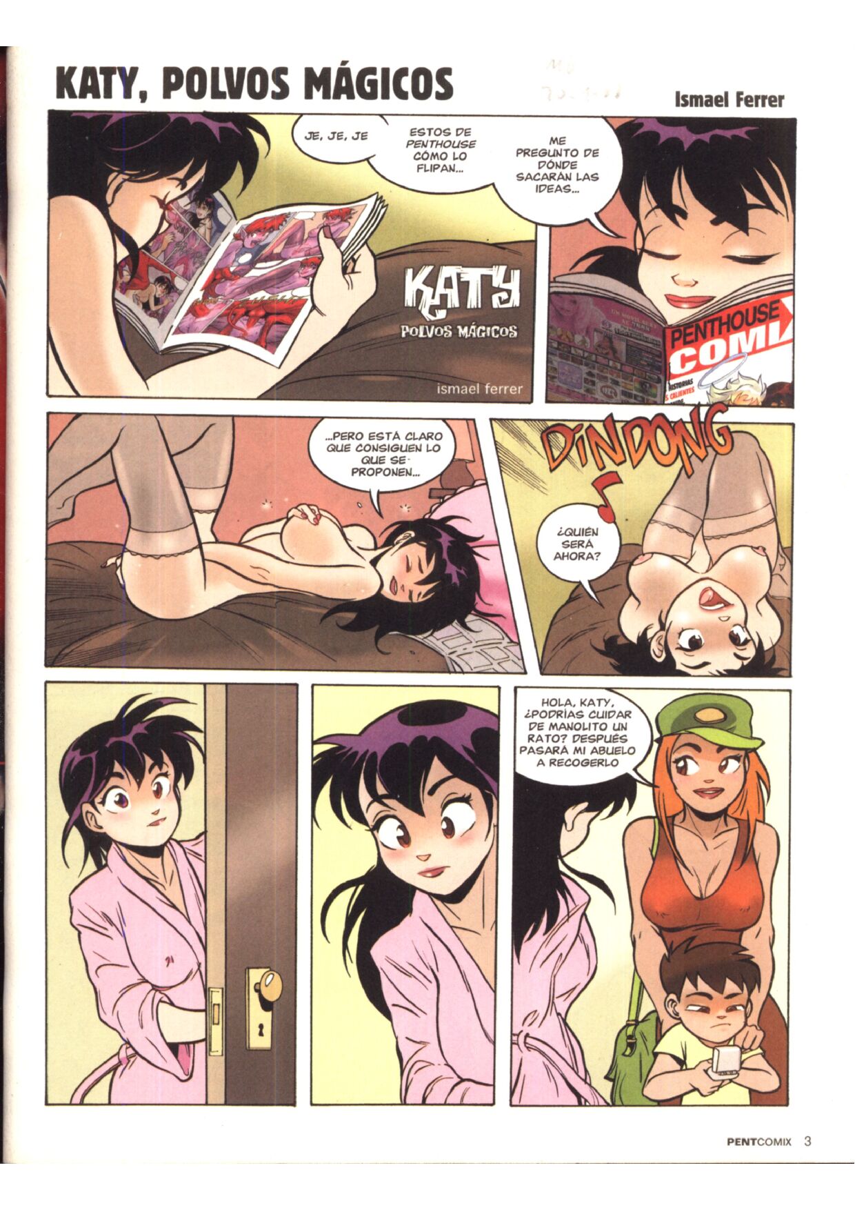 Penthouse Comix #74 page 3 full