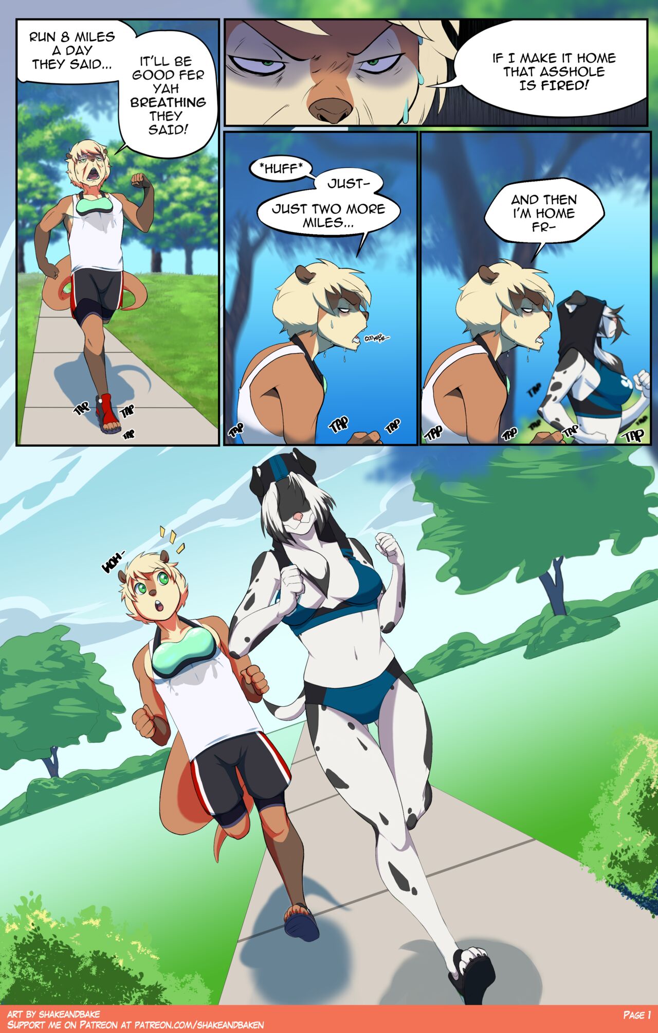 A Small Jog page 1 full
