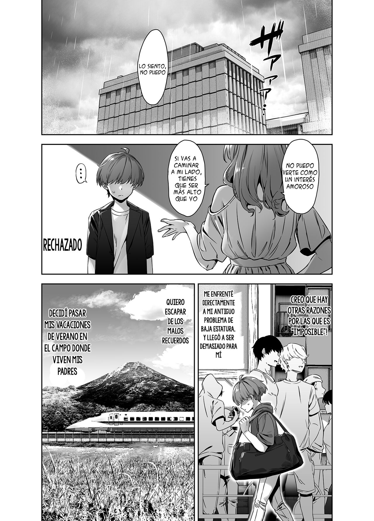 Natsu to Inaka to Yuuwaku shite kuru Dekkai Oshiego | Una Chica Grande que me Tienta con el Verano y el Campo page 4 full