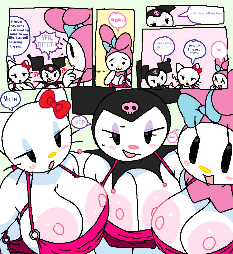 Kitty, Melody &amp; Kurumi's night dress page 9 full