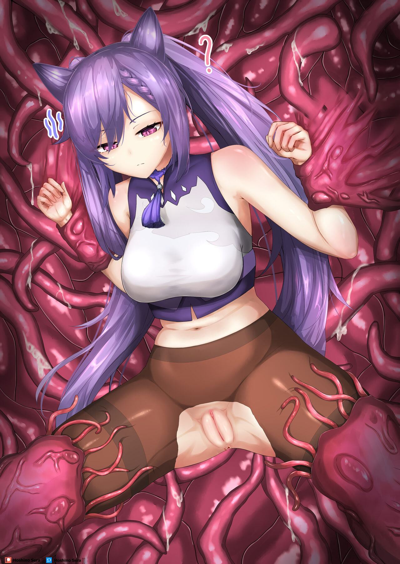 Keqing Become Tentacle Breeding. page 2 full