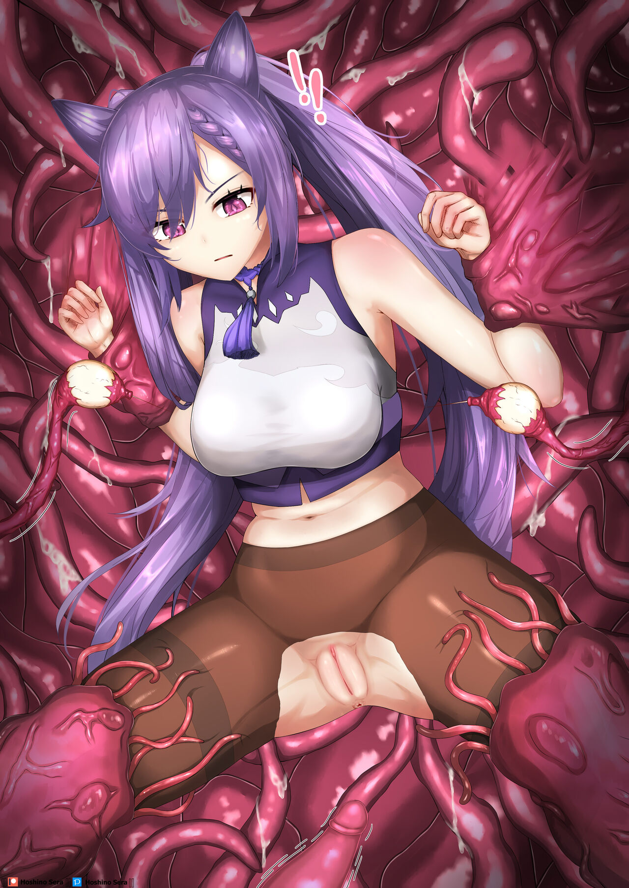 Keqing Become Tentacle Breeding. page 3 full
