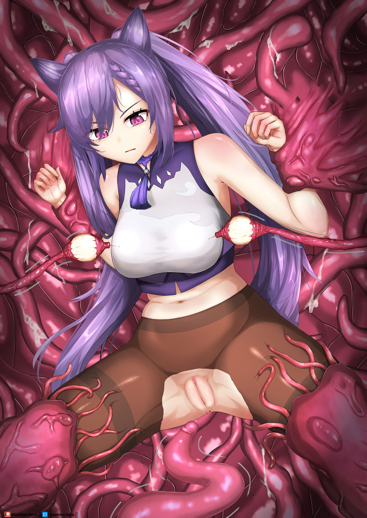 Keqing Become Tentacle Breeding. page 5 full