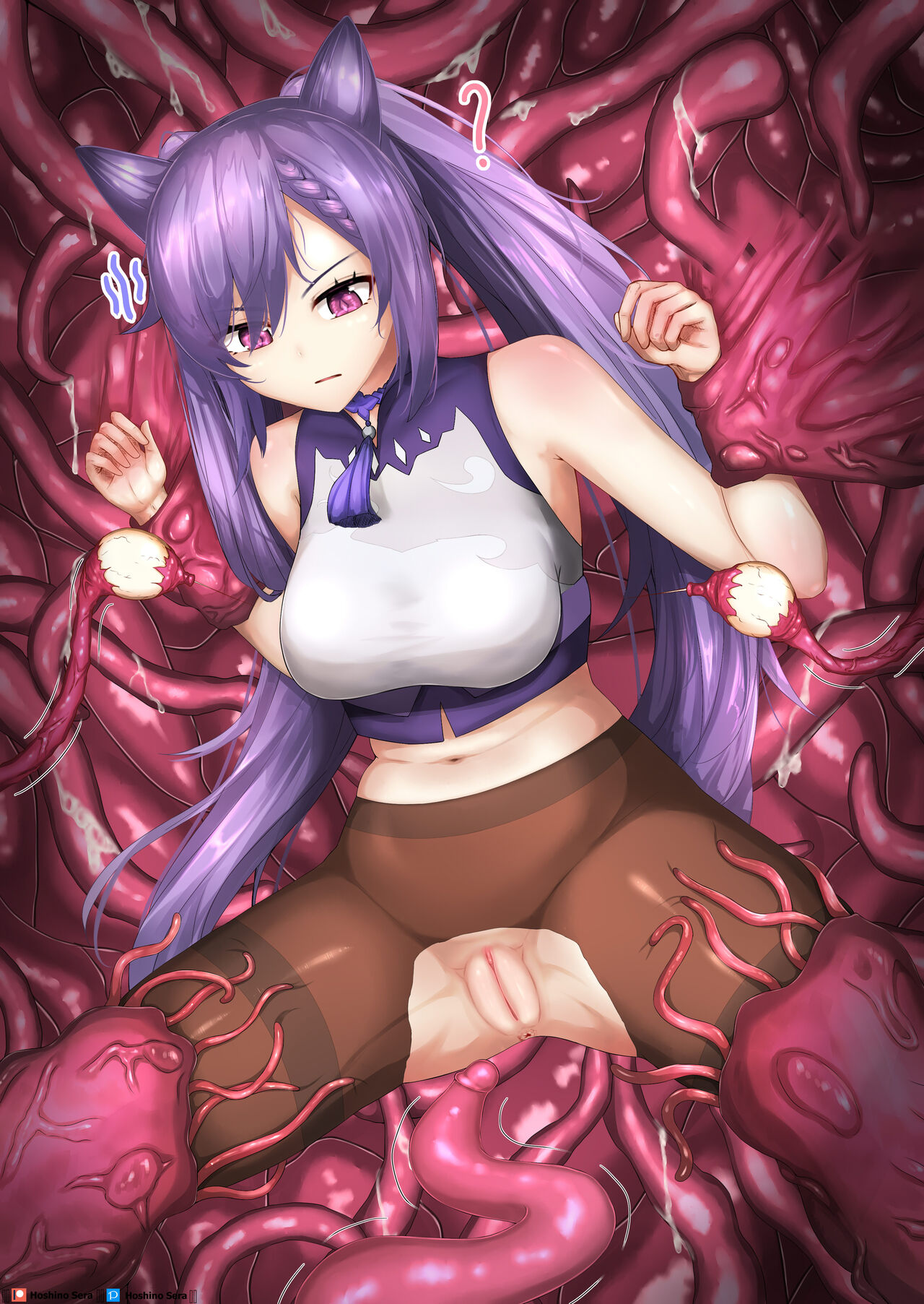 Keqing Become Tentacle Breeding. page 6 full