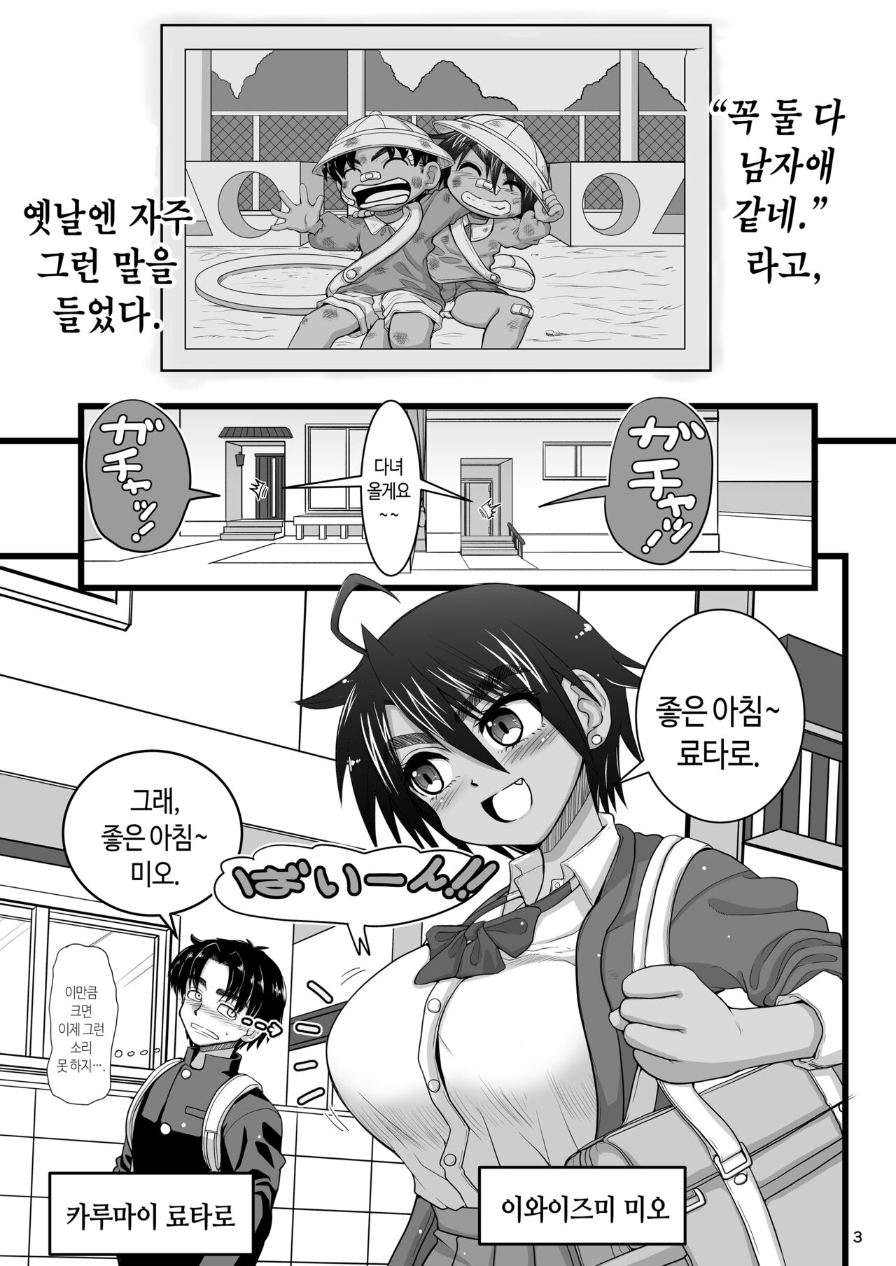 Osananajimi wa Joshikou no Ouji dakedo Ore no Mae de wa Mesu ni Naru | 소꿉친구는 여학교 왕자님이지만 내 앞에선 암컷이 된다 page 3 full