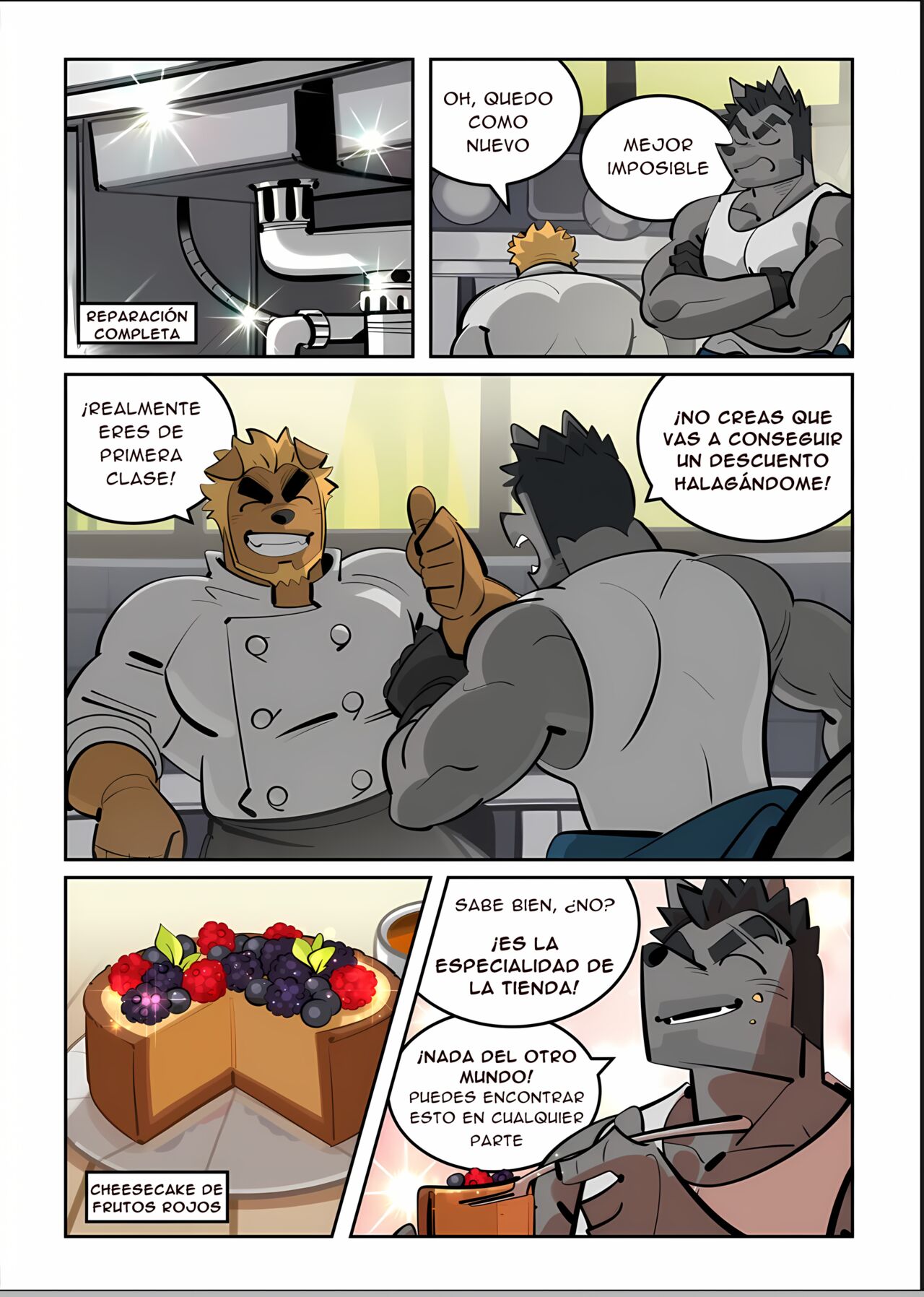 Mi compañero de cuarto es Heterosexual / Dulce Glaseado 🍒 page 3 full