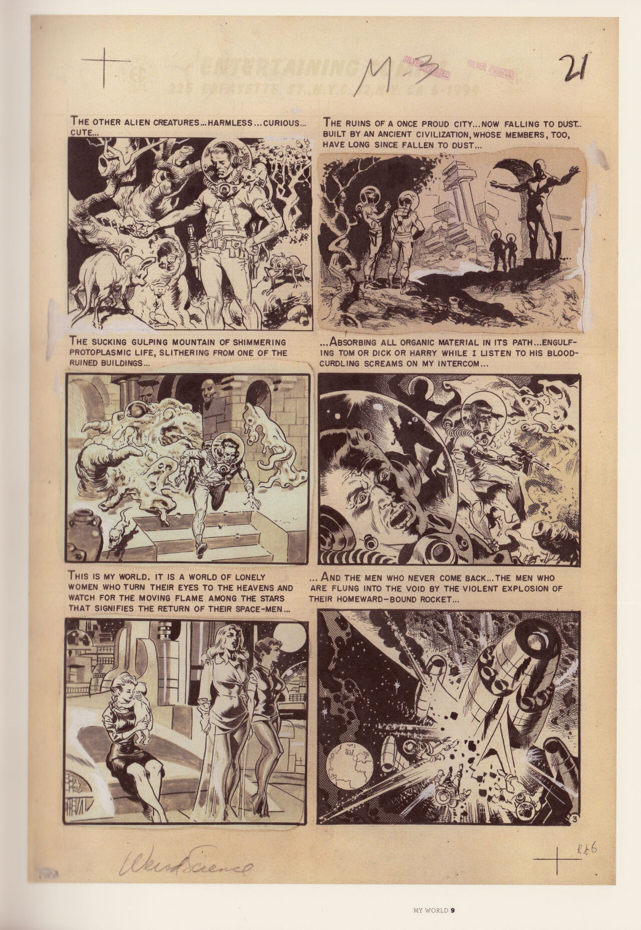 Les Mondes de Wallace Wood page 10 full