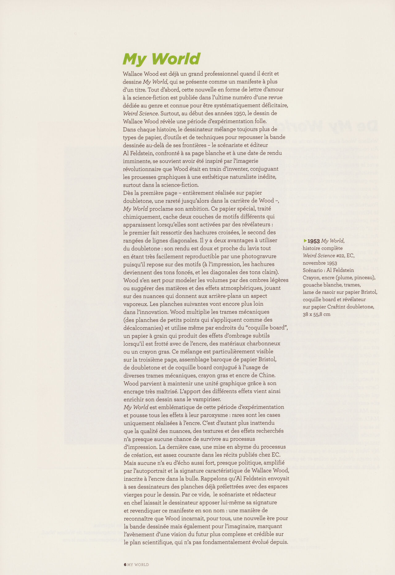 Les Mondes de Wallace Wood page 7 full