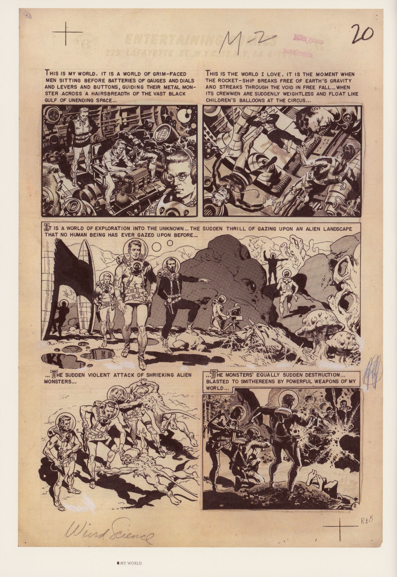 Les Mondes de Wallace Wood page 9 full
