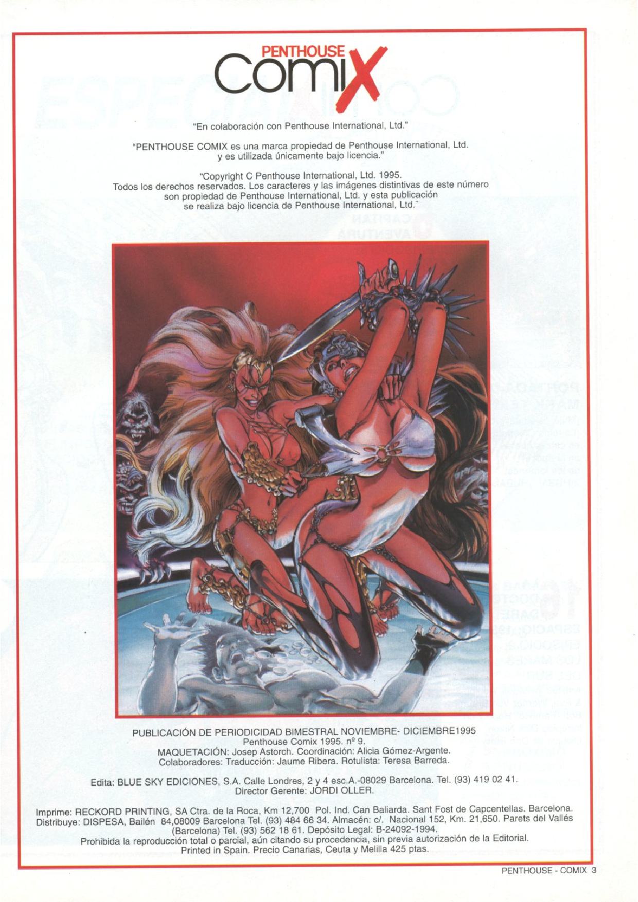 Penthouse Comix #9 page 3 full