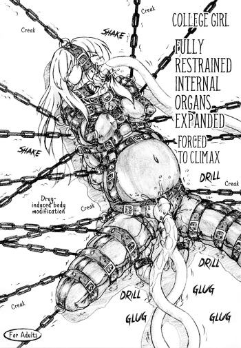 Joshidai nama zenshin kōsoku naizō kakuchō kyōsei zetchō | College girl fully restrained internal organs expanded forced to climax cover