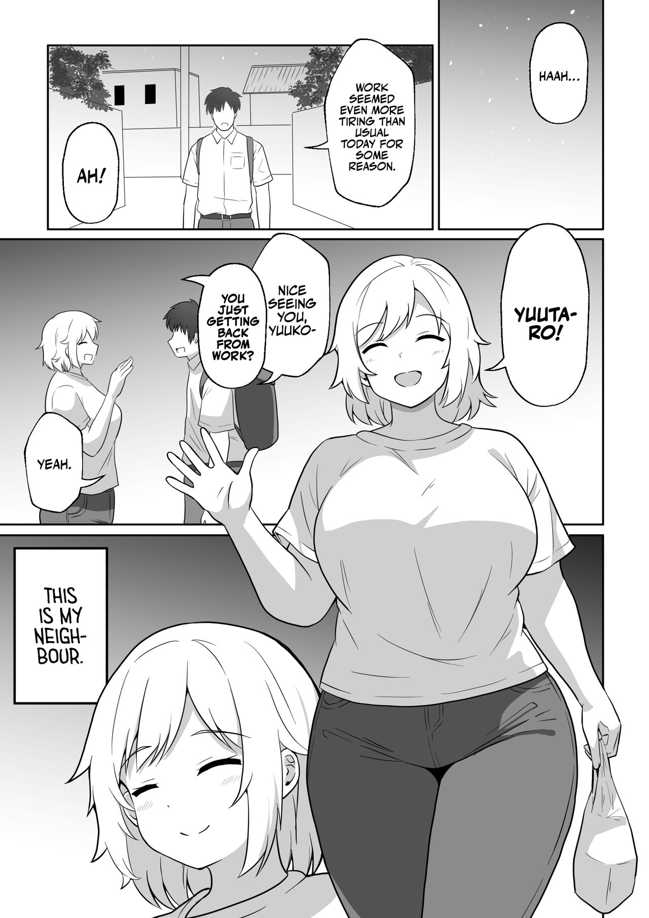Apart no  Otonari-san  ga Yarasete Kureru  Hanashi My Nextdoor Neighbor Let Me Fuck Her page 2 full