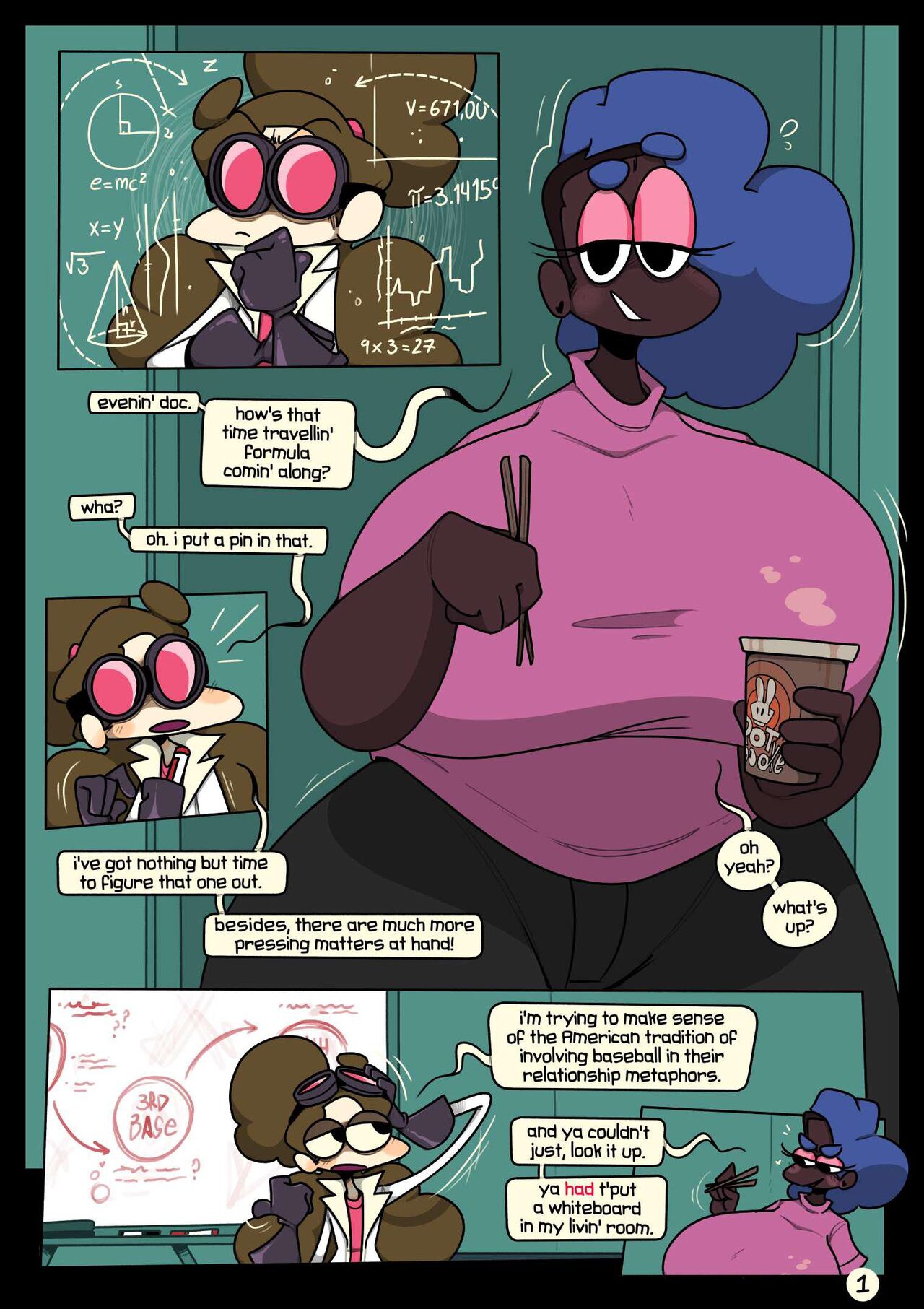 Slapstick together baseball metaphor page 3 full