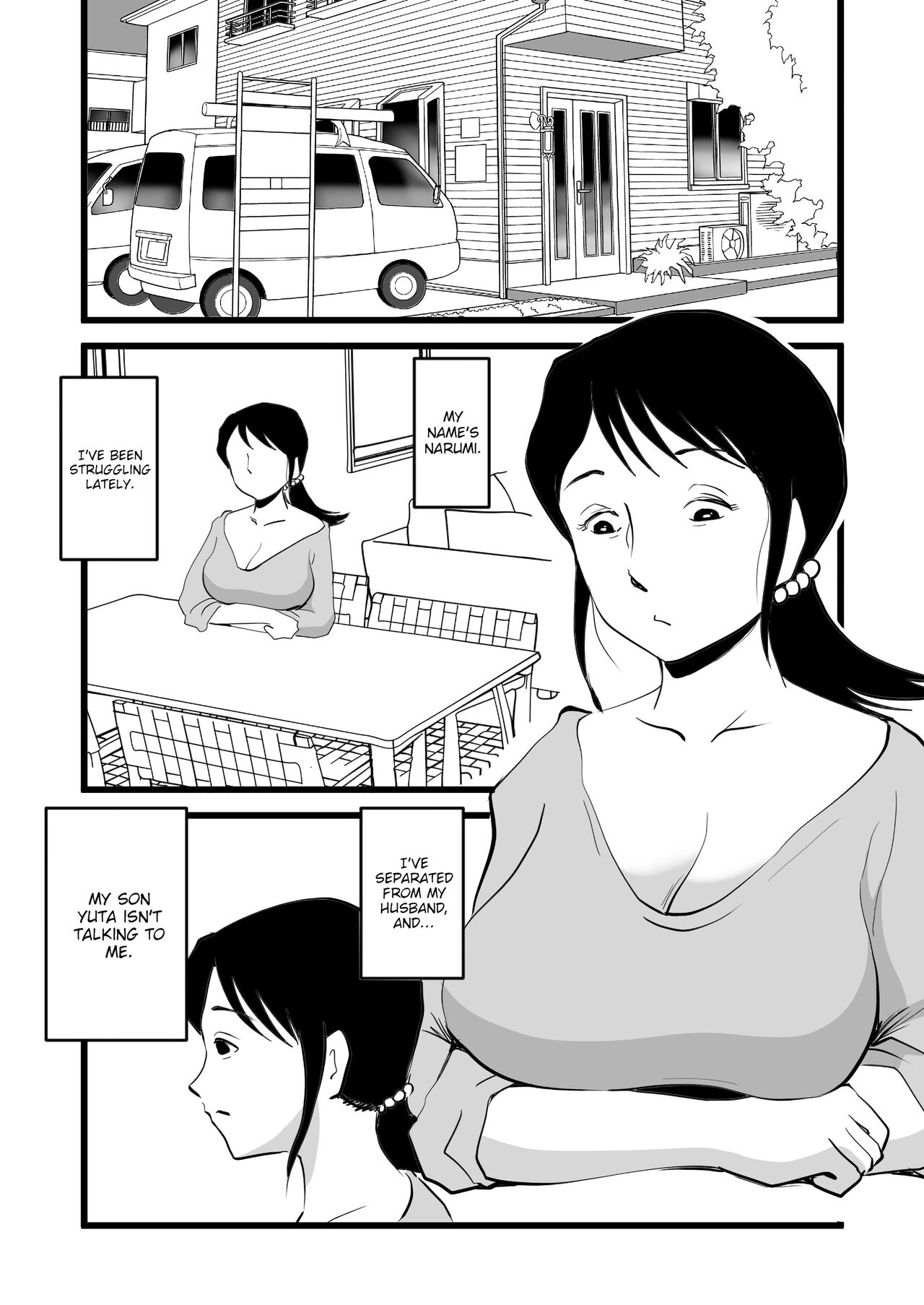 Zetsurin Mama no Narumi-san to Hentai Musuko | Narumi the insatiable mother, and her perverted son page 3 full