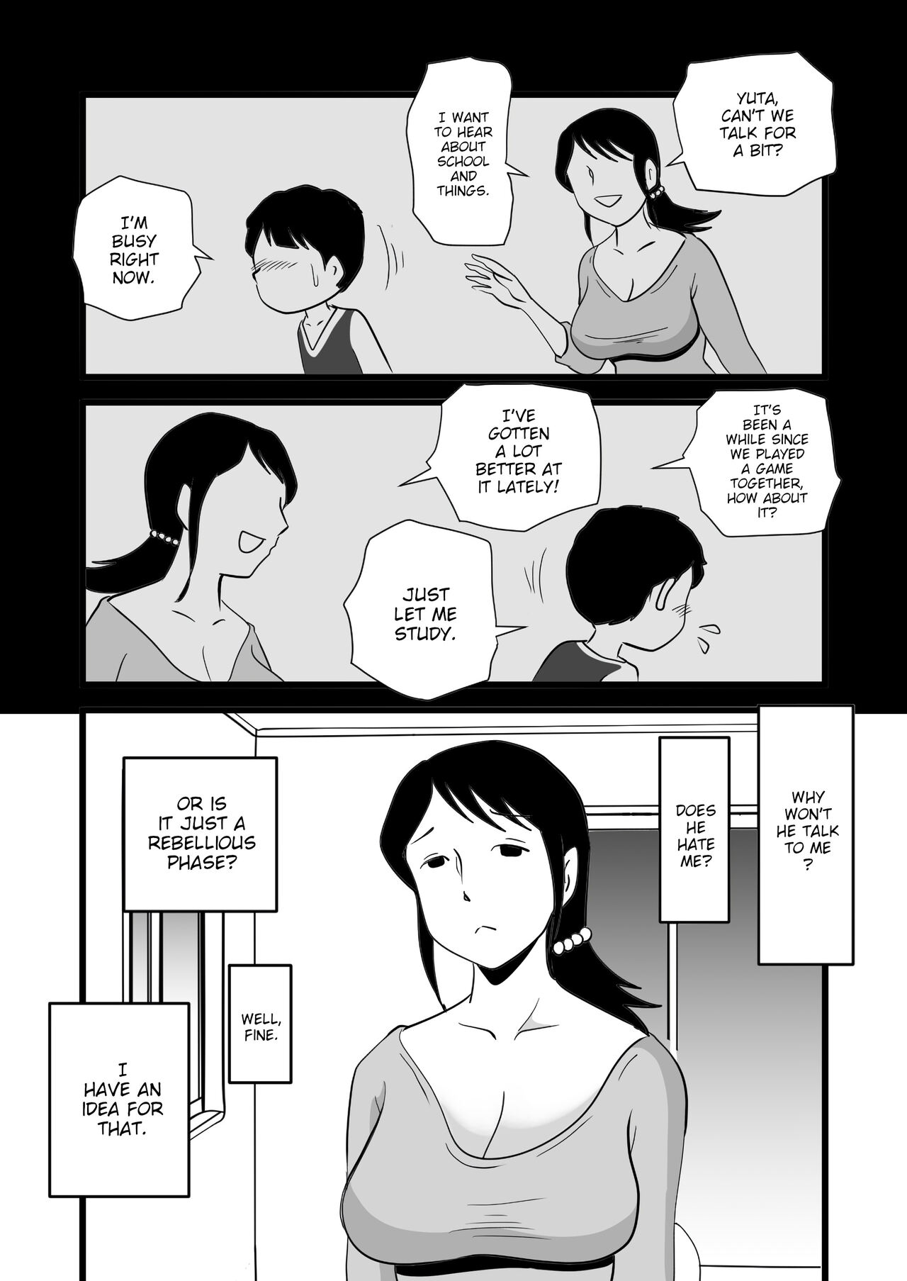 Zetsurin Mama no Narumi-san to Hentai Musuko | Narumi the insatiable mother, and her perverted son page 6 full