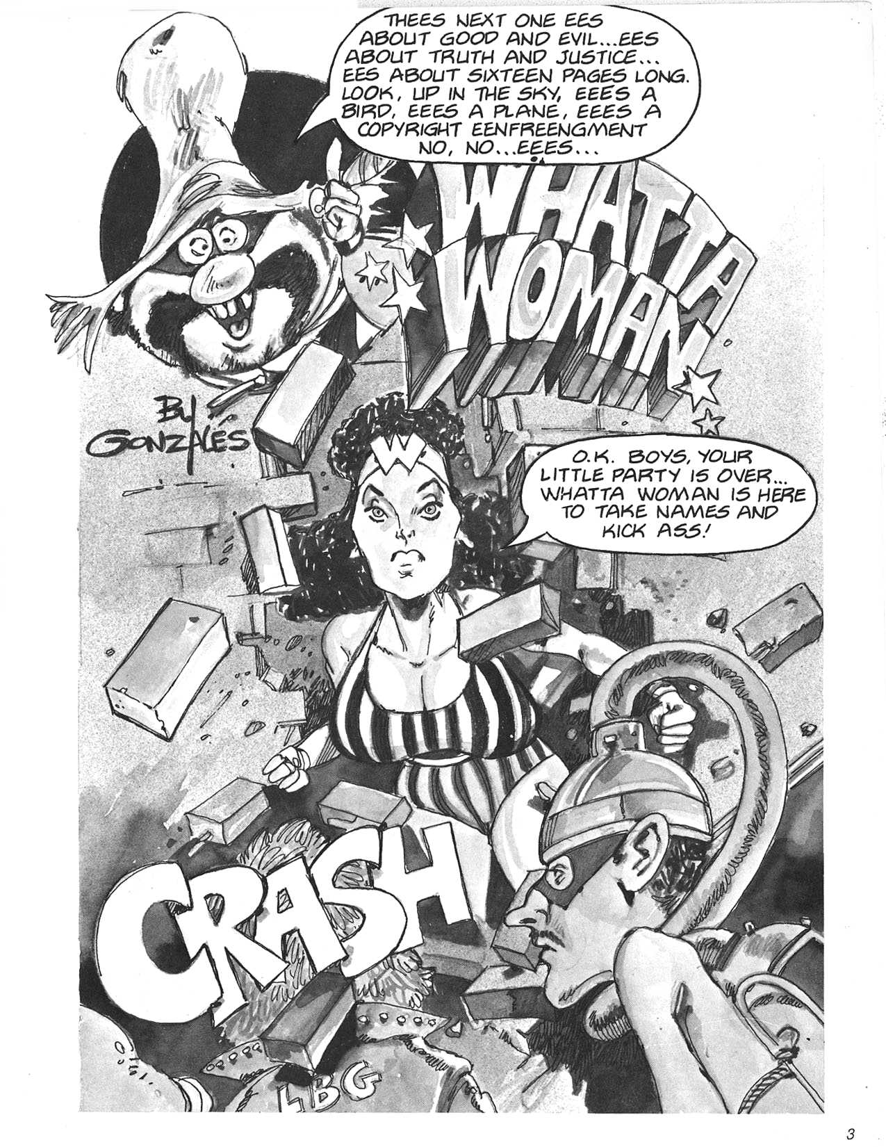 Sex Manuel's Fabulous Feeelthy Funnies page 3 full