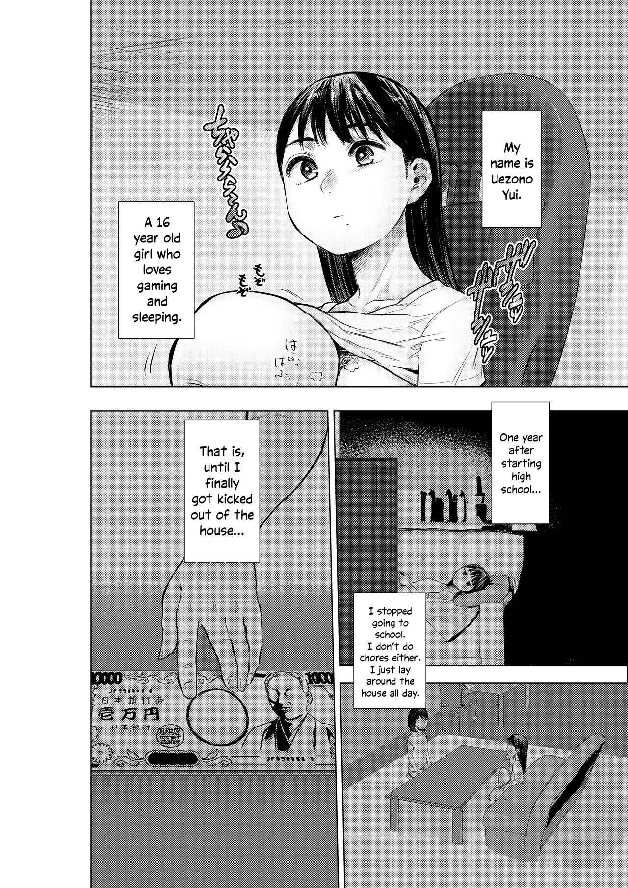 Oya ni Suterareta kara, Shikatanaku Karada Utte Game suru. | I Got Kicked Out By My Mom, So I Had No Choice But to Sell My Body While Playing Games. page 4 full