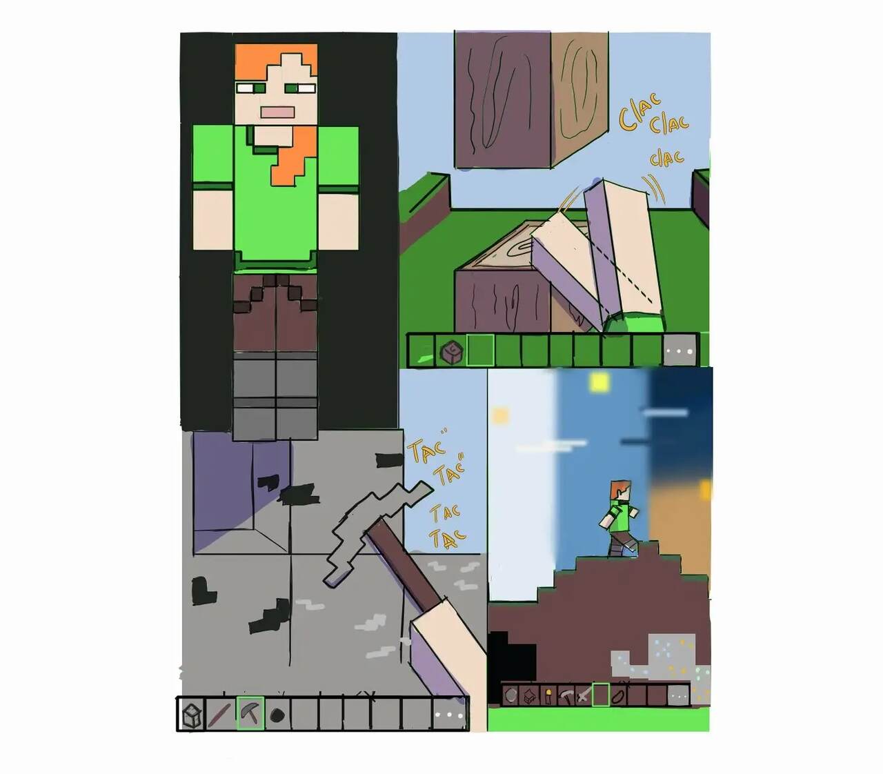 Minecraft - Cave &amp; Sex #1 page 3 full