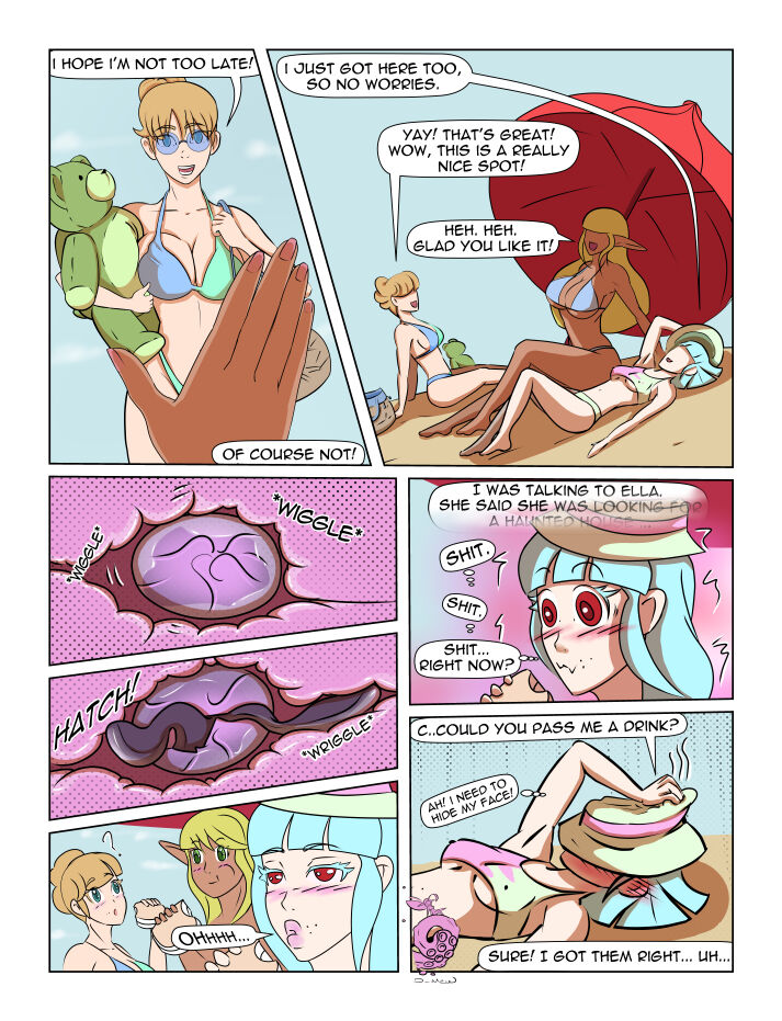 Blue, Stuffed on the Beach page 3 full