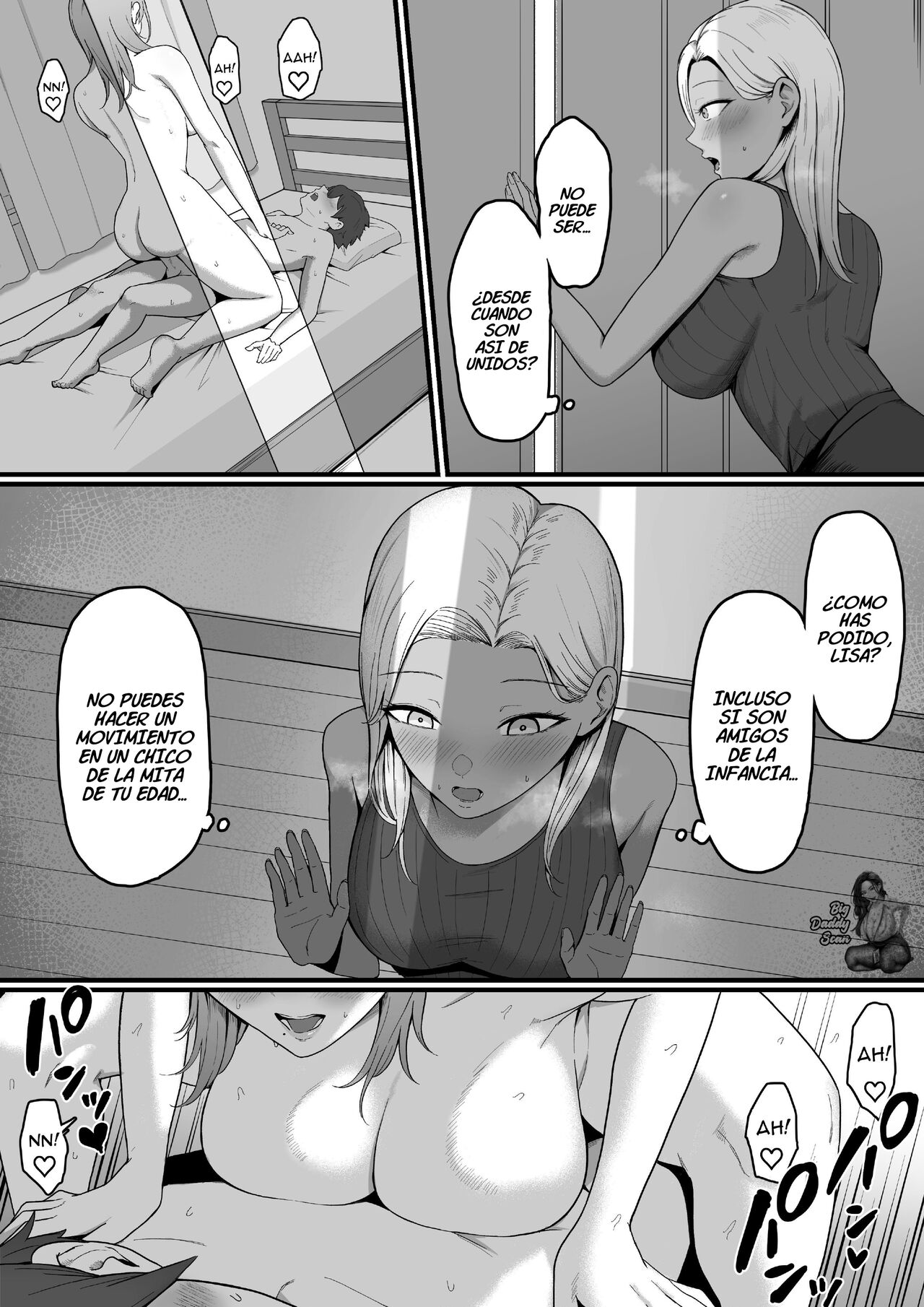 Kinjo no Gal Mama ni Kuwareru! | ¡Devorado Por La Mamá Gal Del Vecindario! page 4 full