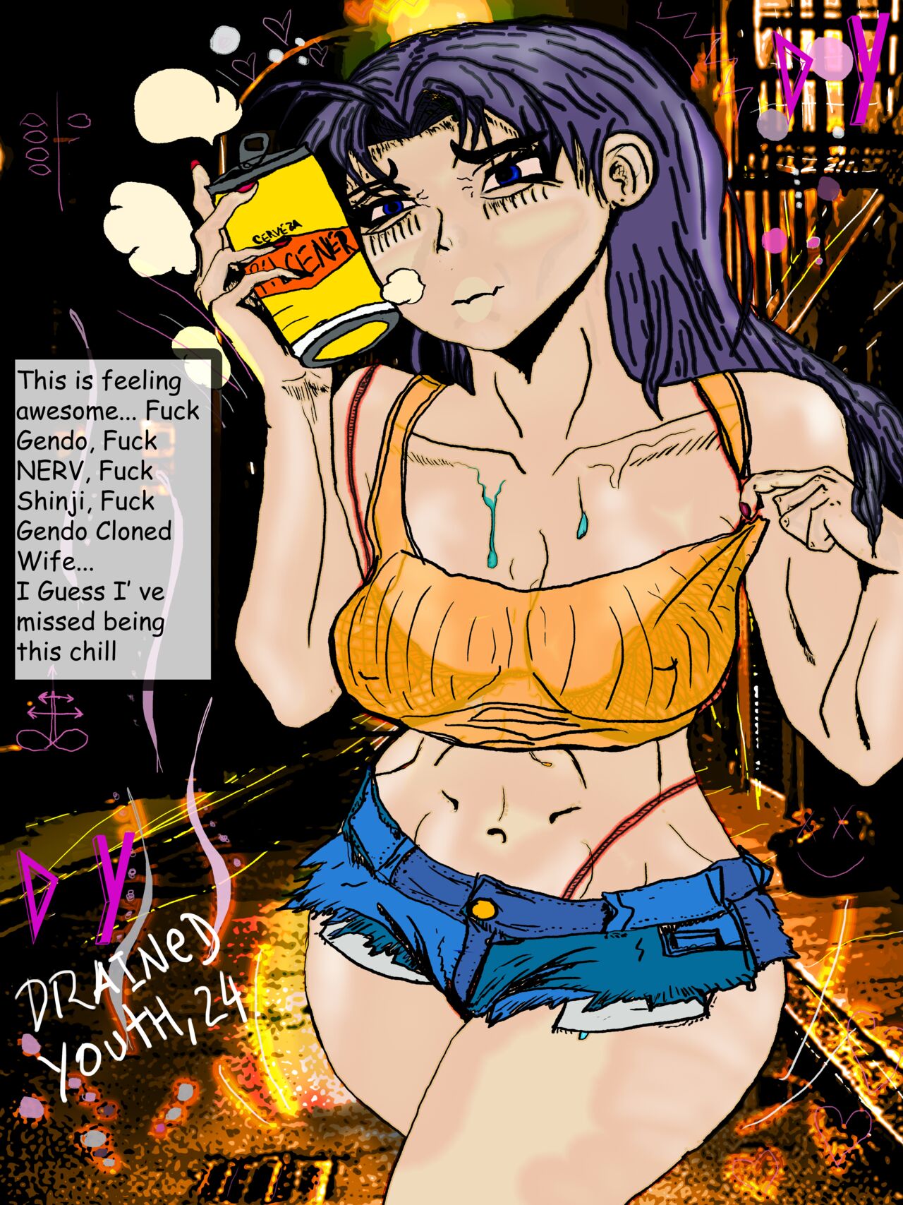 Misato Gets Fired and turns into Online Whoring page 8 full