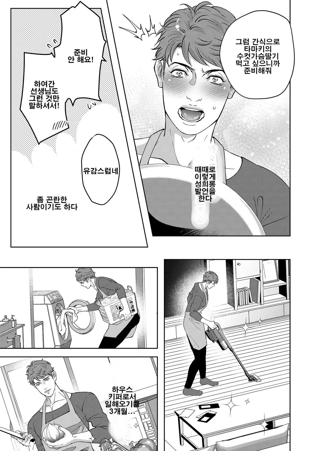 Kaseifu no Seijijou - Male housekeeper's sexual circumstances | 가정부의 성사정 page 6 full