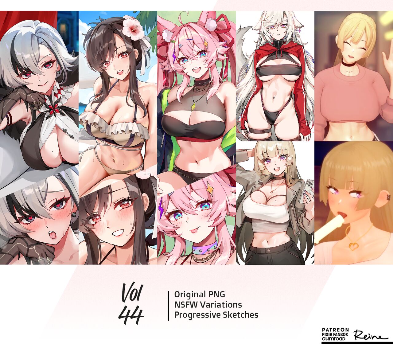 FoxyReine Gumroad Rewards Vol. 44 page 1 full