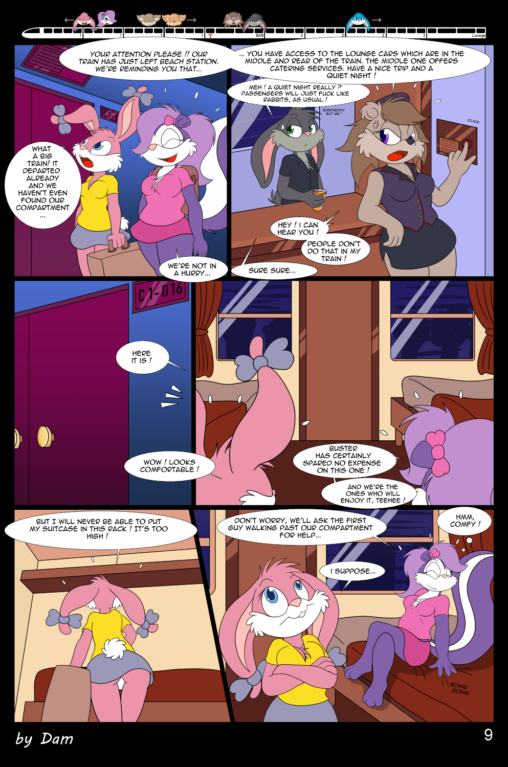 Toons on a Train page 9 full