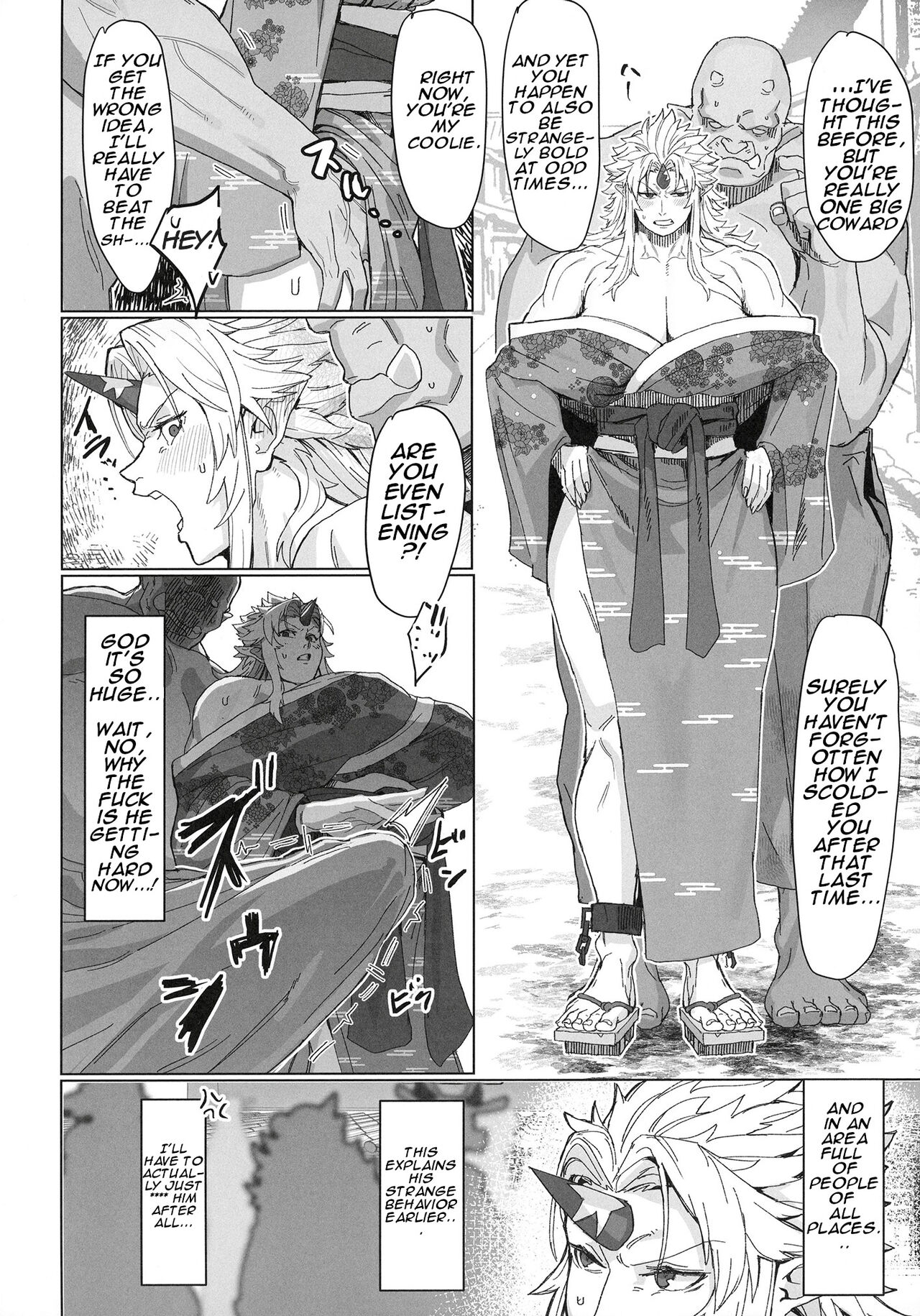 Yuugi Locked In A Grapple With An Orc 2   + cg draft page 6 full
