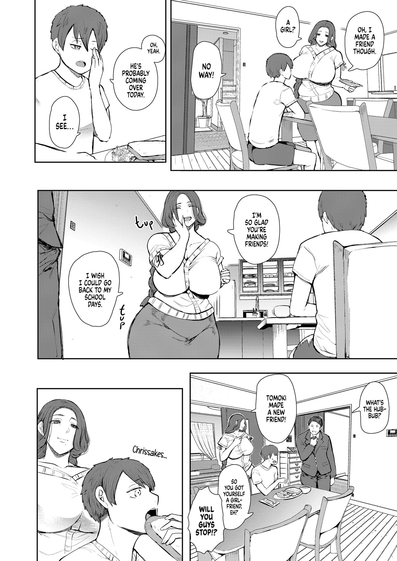 Mukashi no Uwaki Aite no Ko ga Jitsu wa Watashi no Musuko no Doukyuusei de page 4 full